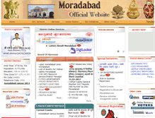 Tablet Screenshot of moradabad.nic.in